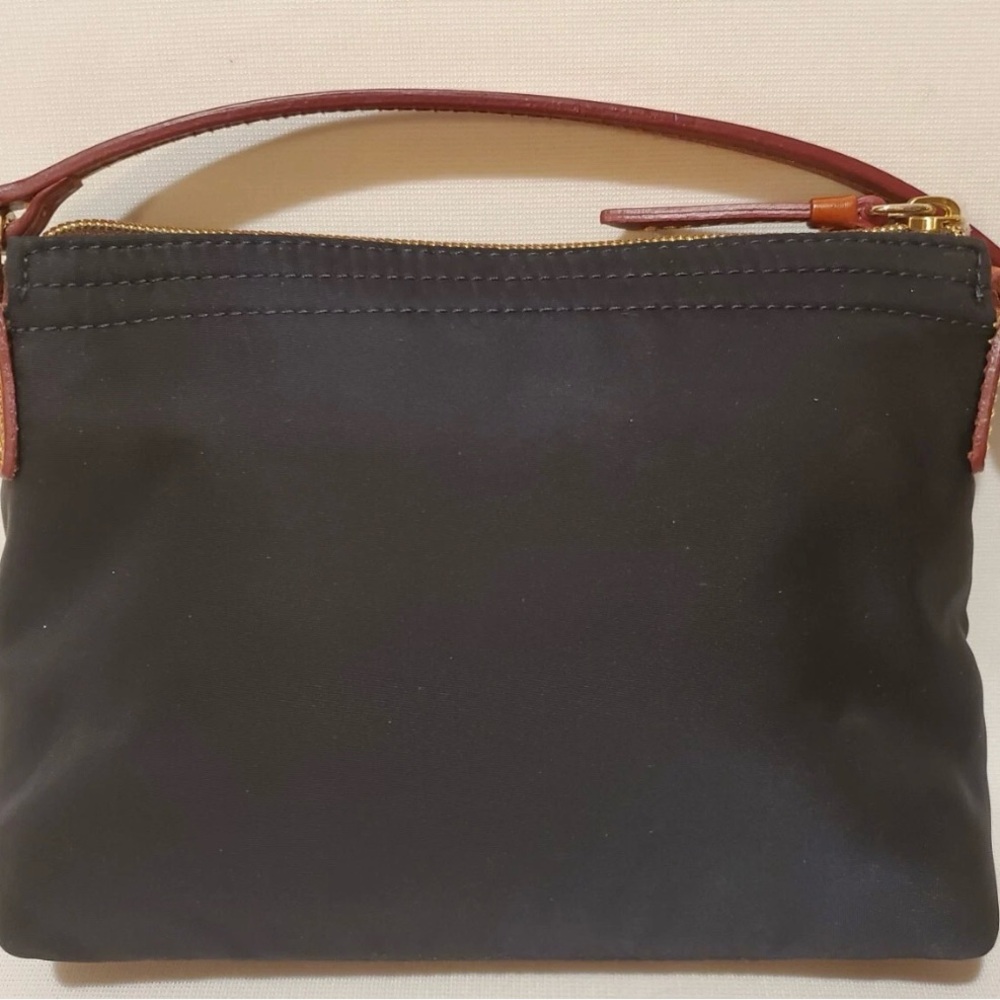 Dooney & Bourke Nylon Black and Brown Crossbody Bag - Picture 3 of 5